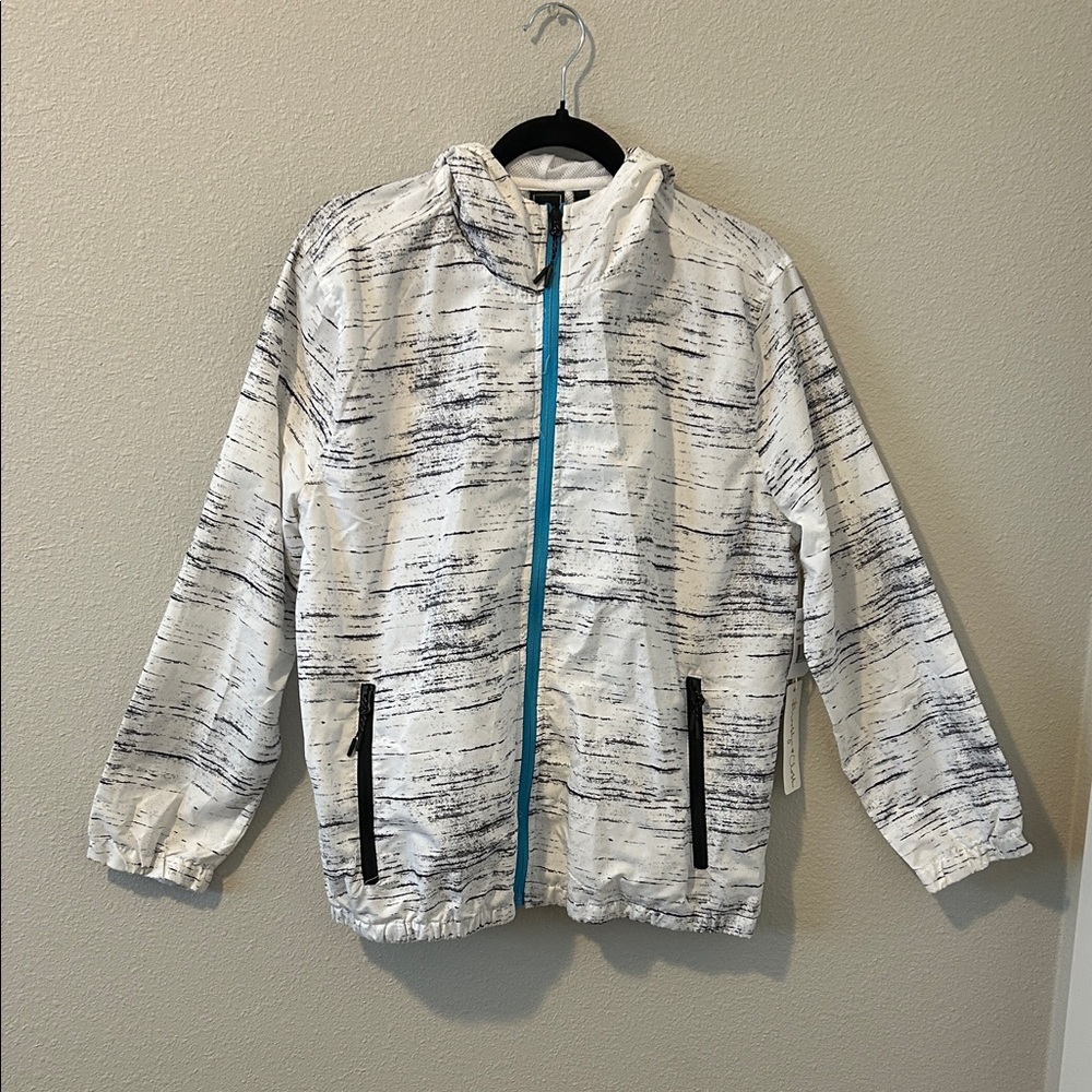 NWT Brooklyn Cloth White Marbled Jacket